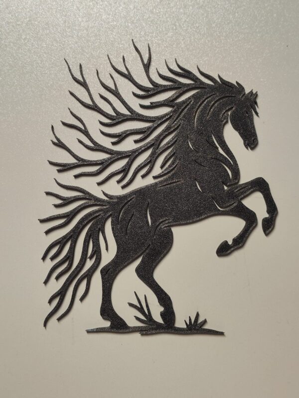 koń druk Płaskorzeźba - ozdoba na zamówienie, zestaw dwóch sztuk