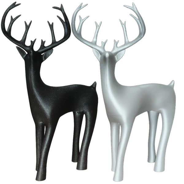 two deers no bg Jelonki - ozdoba na zamówienie, zestaw dwóch sztuk